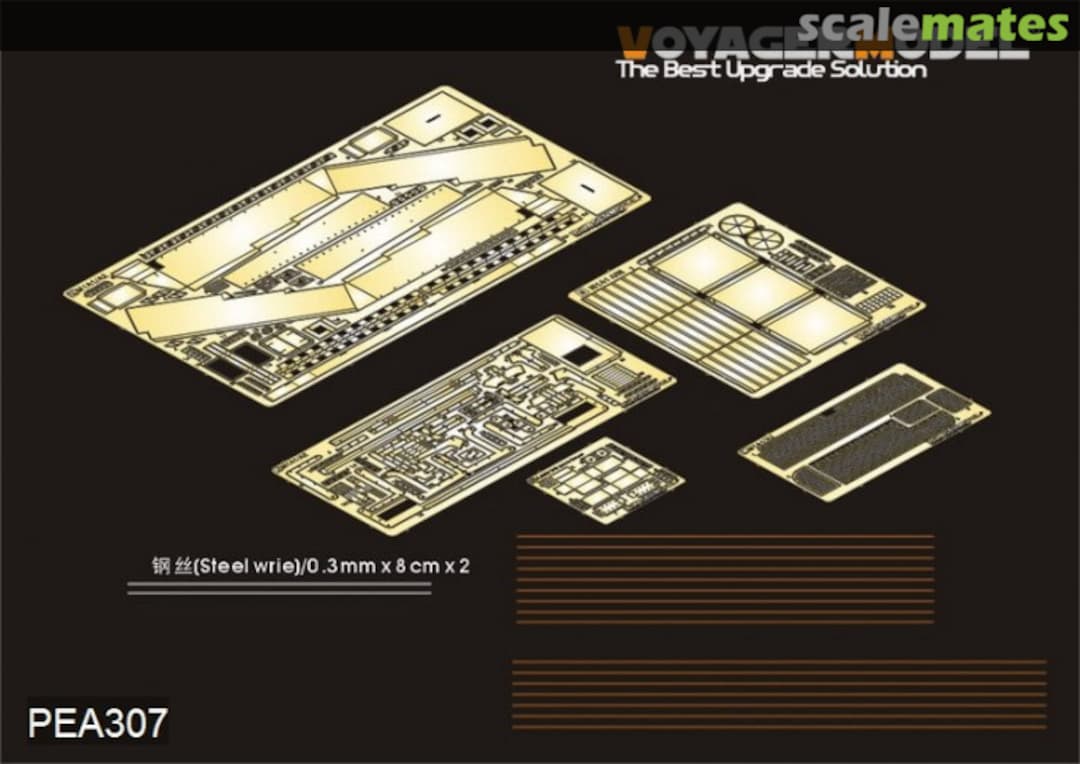 Boxart M1A2 TUSK II stowage bin/baskets/CIP (Tamiya 35326) PEA307 Voyager Model