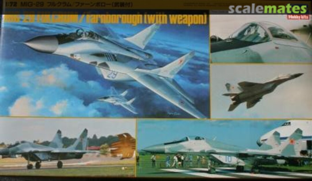 Boxart MiG-29 Fulcrum/Farnborough (With Weapon) K22X Hasegawa