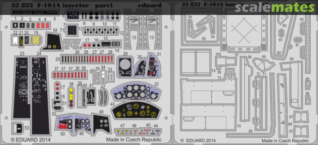 Boxart F-104A interior S. A. 32823 Eduard