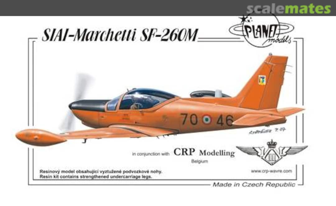 Boxart SIAI-Marchetti SF-260M PLT198 Planet Models