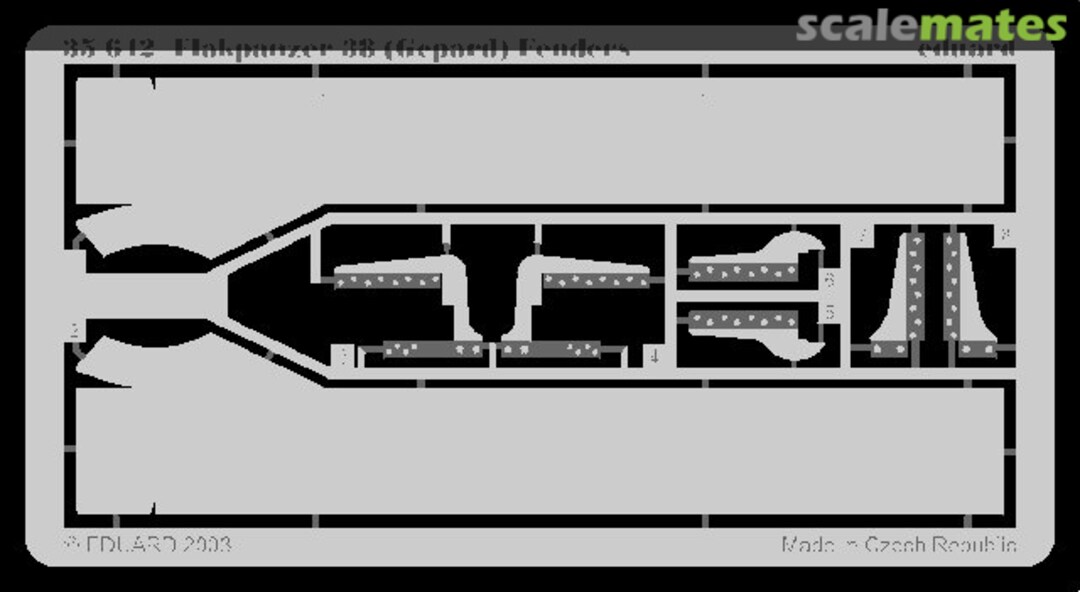 Boxart Flakpanzer 38 (Gepard) fenders 35642 Eduard