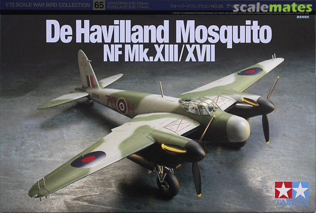 Boxart De Havilland Mosquito NF Mk.XIII/XVII 60765 Tamiya