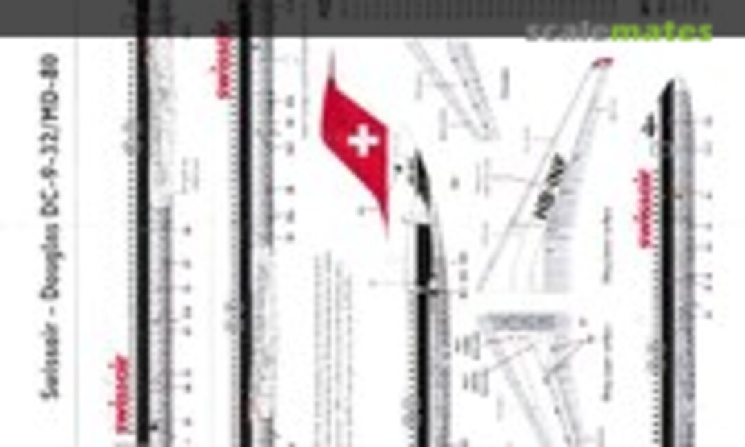 1:144 Swissair - Douglas DC-9-32/MD-80 (F-DCAL FD144-084-S)