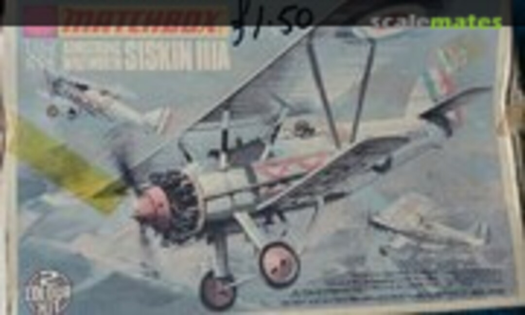 1:72 Armstrong Whitworth Siskin IIIA (Matchbox PK-25)