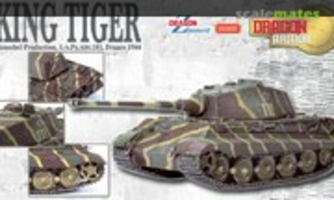 1:35 Kingtiger Henschel Turret w/Zimmerit (Dragon Armor 61017)