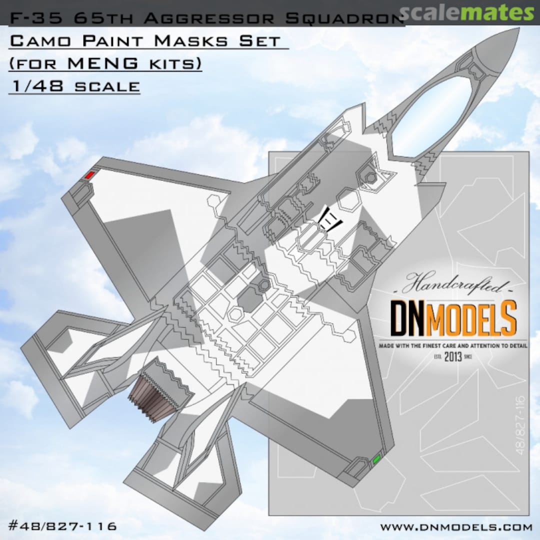 Boxart F-35 65th Aggressor Squadron Camo Paint Masks Set 48/827-116 DN Models