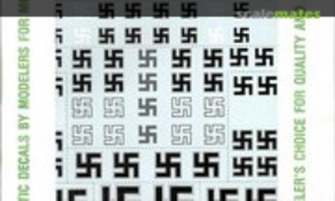 1:72 German WWII Luftwaffe Swastikas (Xtradecal X72-036)