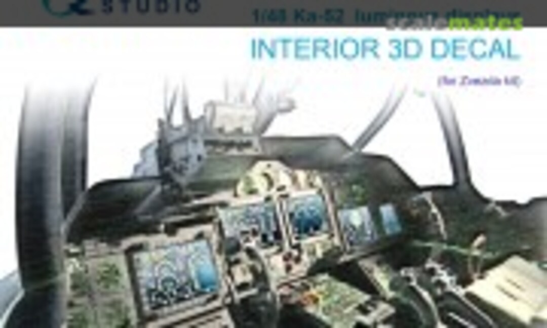 1:48 Ka-52 Luminous Displays interior 3D decals (Quinta Studio QD48471)