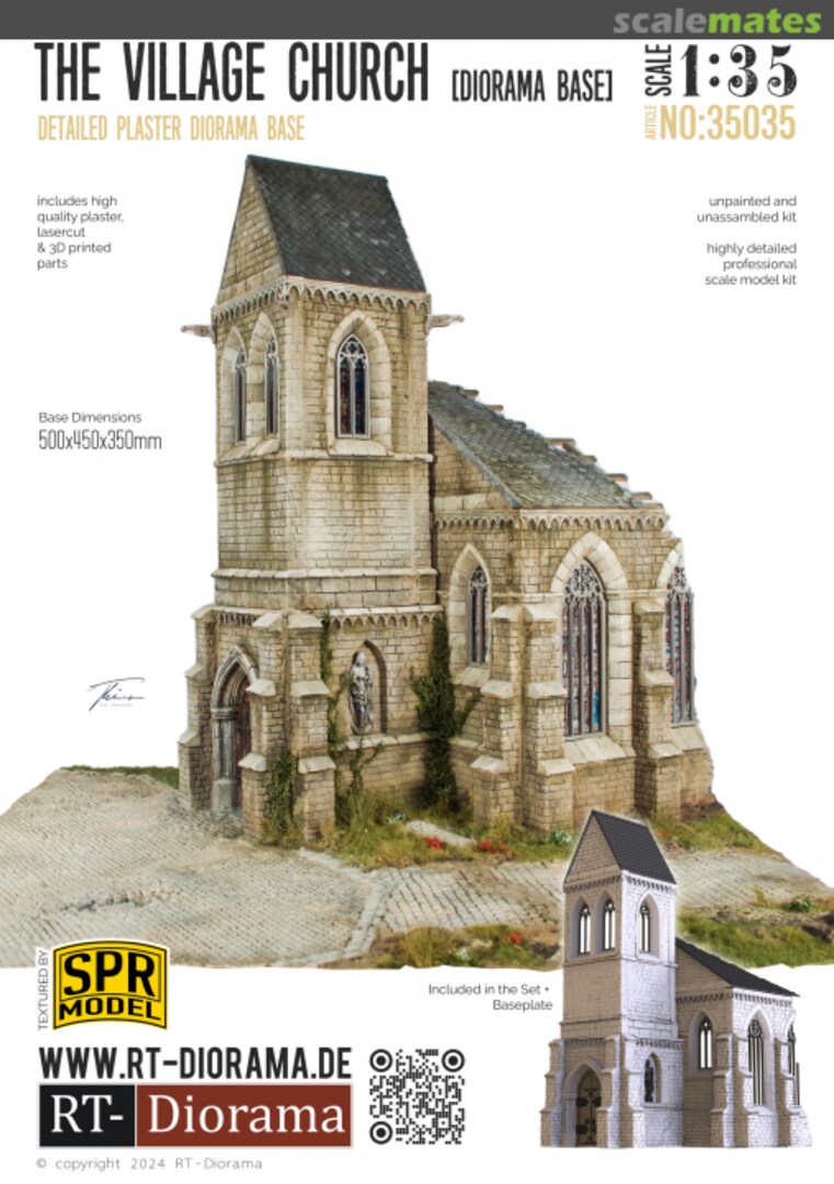 Boxart The village church 35035 RT-Diorama