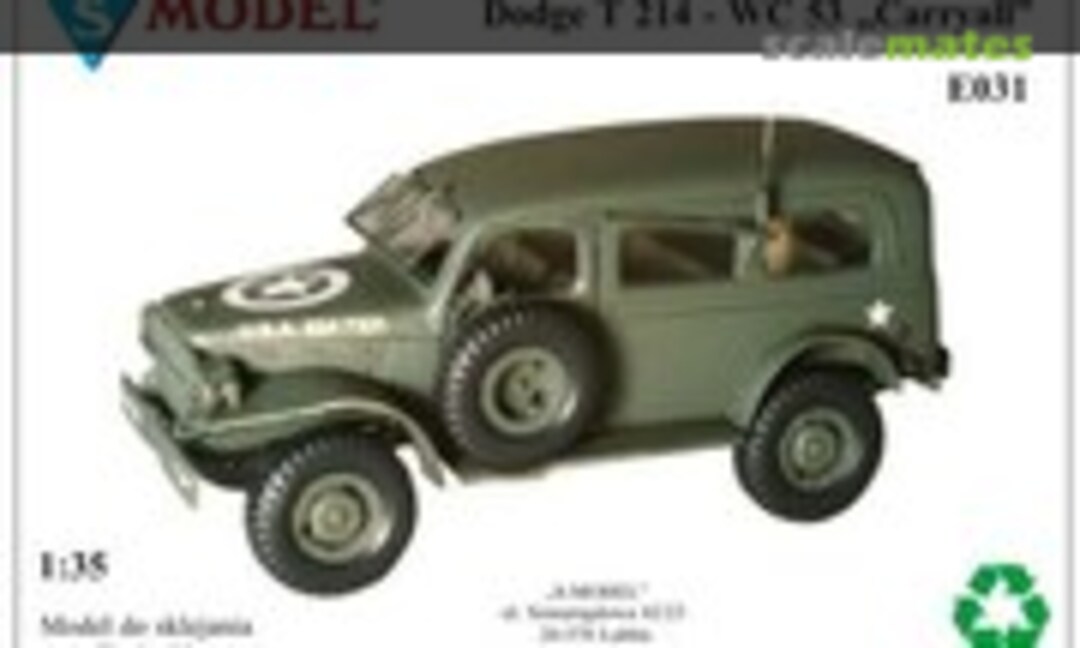 1:35 Dodge T 214 - WC 53 &quot;Carryall&quot; (S-Model (Poland) E031)