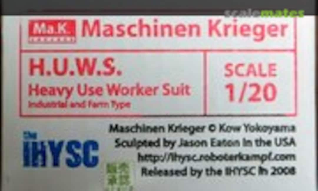 1:20 H.U.W.S. Heavy Use Worker Suit (the IHYSC #12)