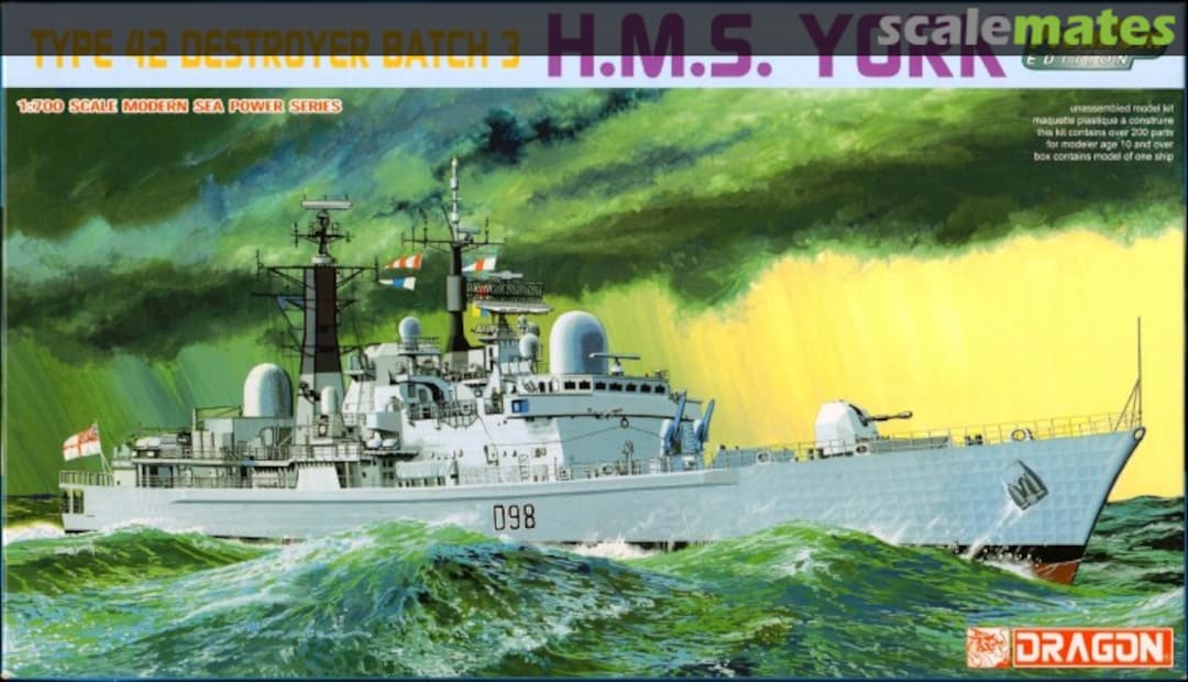 Boxart HMS York 7055 Dragon