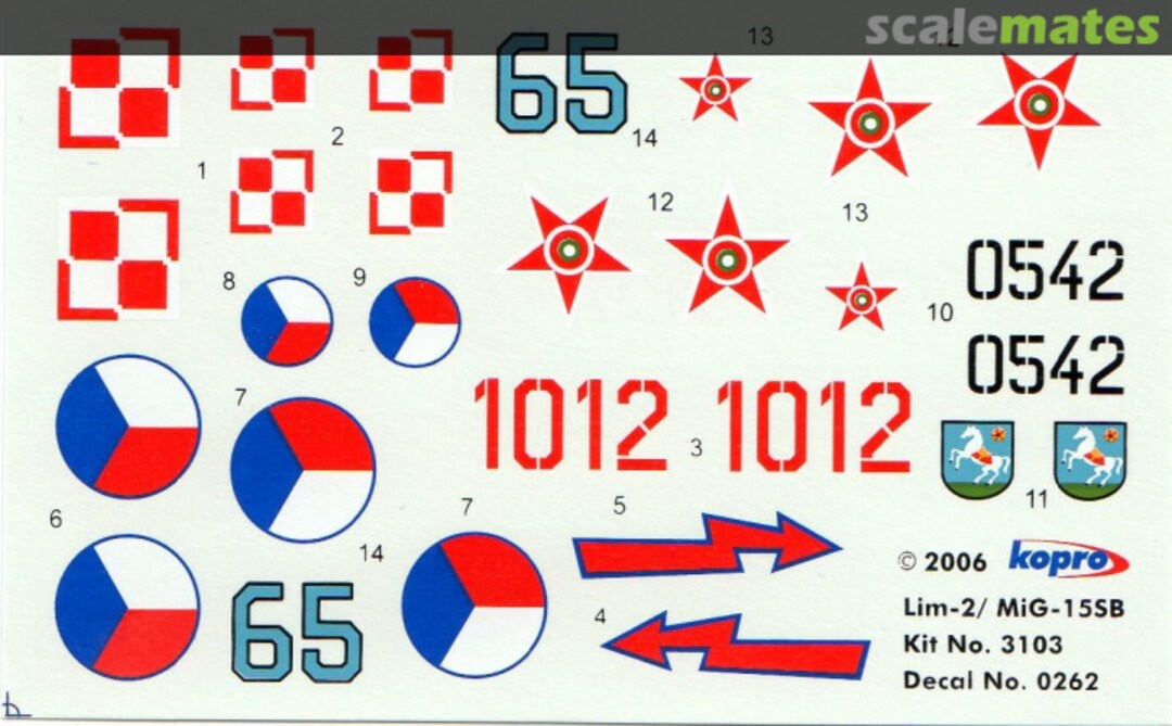 Boxart Lim-2/ MiG-15SB 3103 Kopro