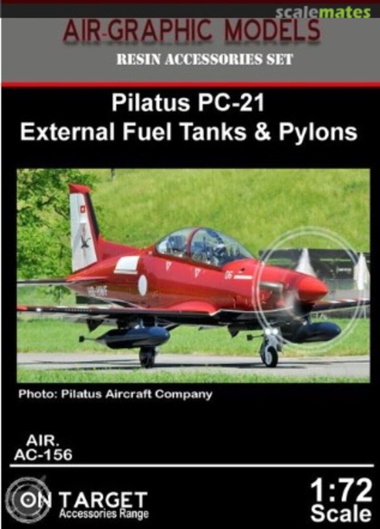 Boxart Pilatus PC-21 External Fuel Tanks & Pylons AIR.AC-156 Air-Graphics Models