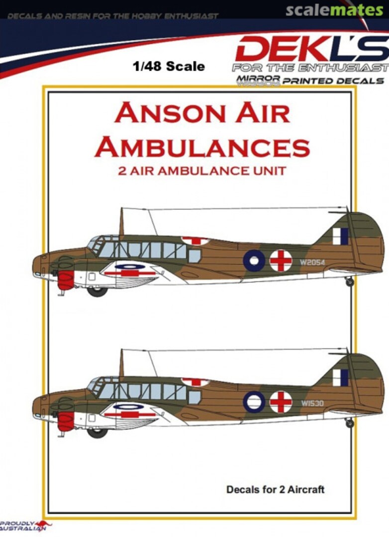 Boxart Anson Air Ambulances DL48047 DEKL's