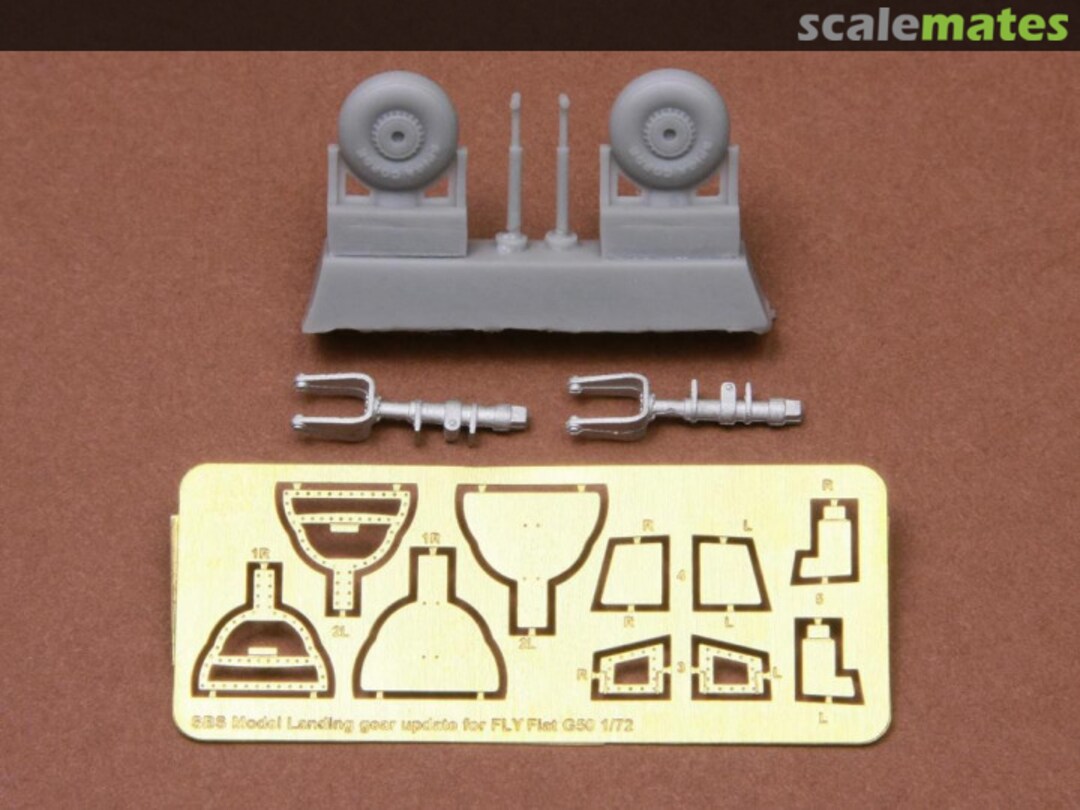 Boxart Fiat G.50/bis undercarriage set 72061 SBS Model