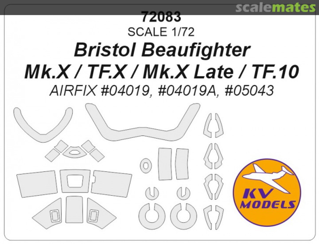 Boxart Bristol Beaufighter Mk.X / TF.X / Mk.X Late / TF.10 72083 KV Models