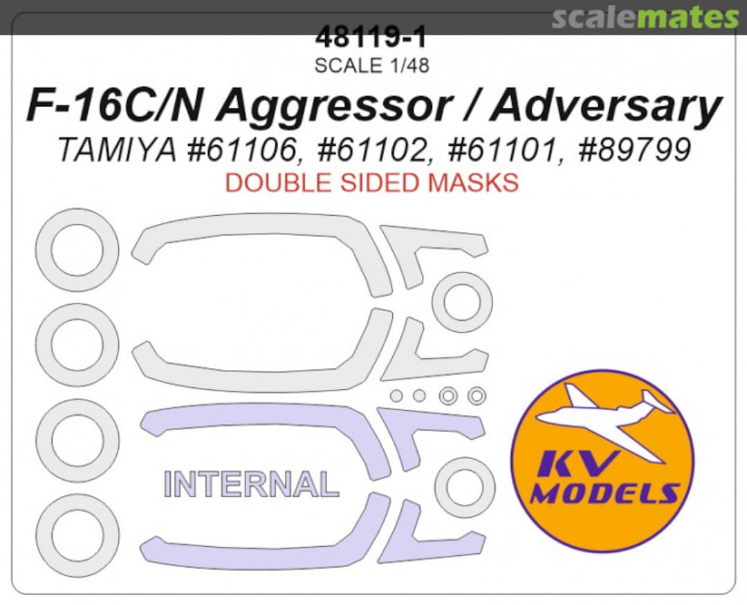 Boxart F-16C/N Agressor / Adversary 48119-1 KV Models