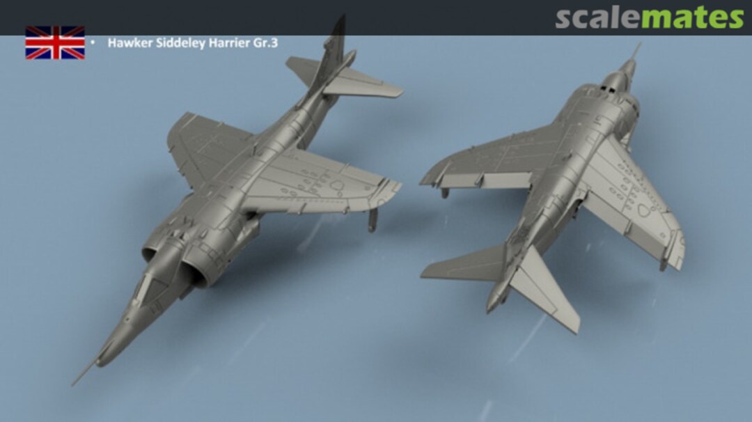 Boxart Hawker Siddeley Harrier GR.3 - 3D printing (5 pcs) 3D350357 L'Arsenal