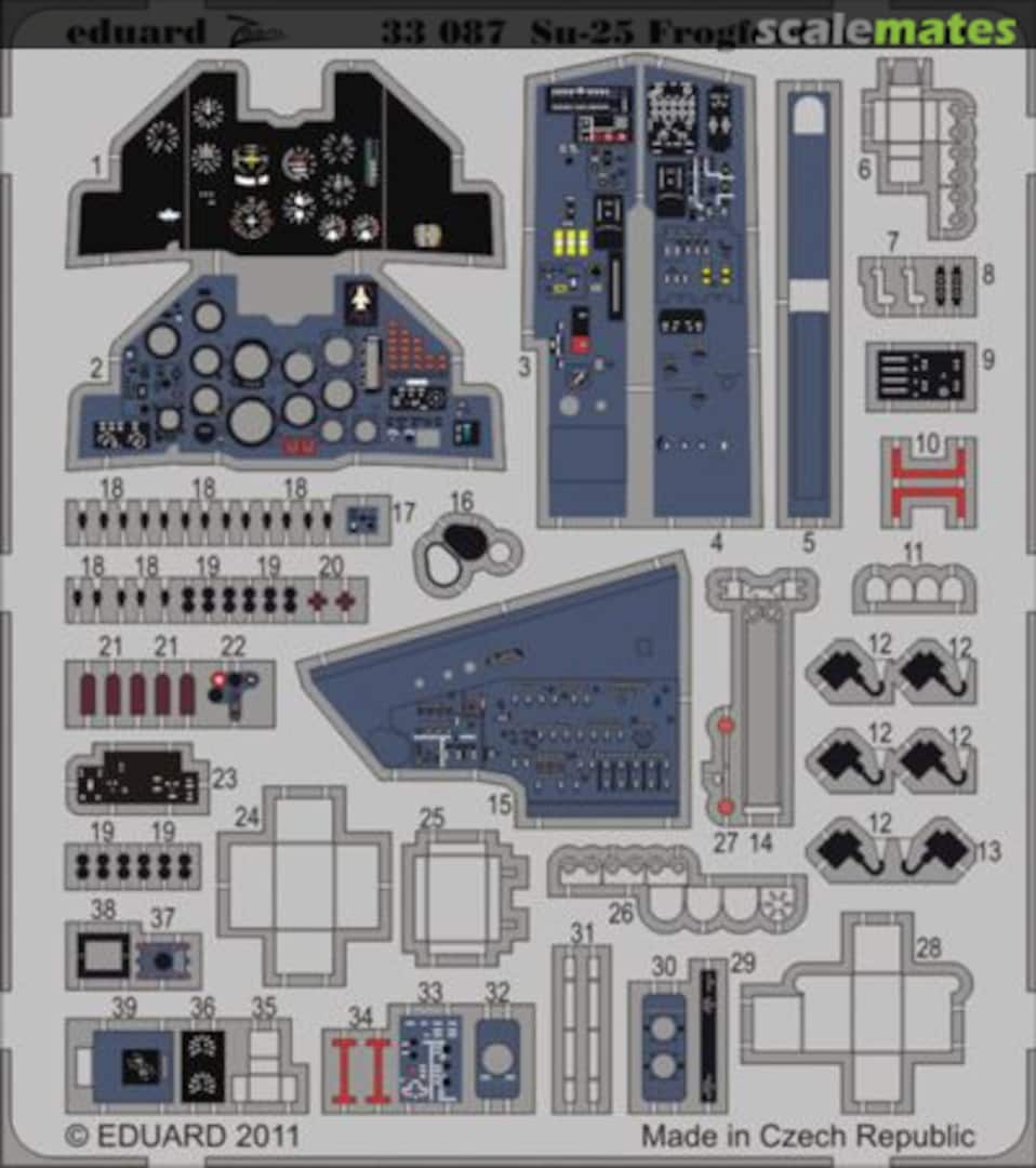 Boxart Sukhoi Su-25 Frogfoot interior 33087 Eduard