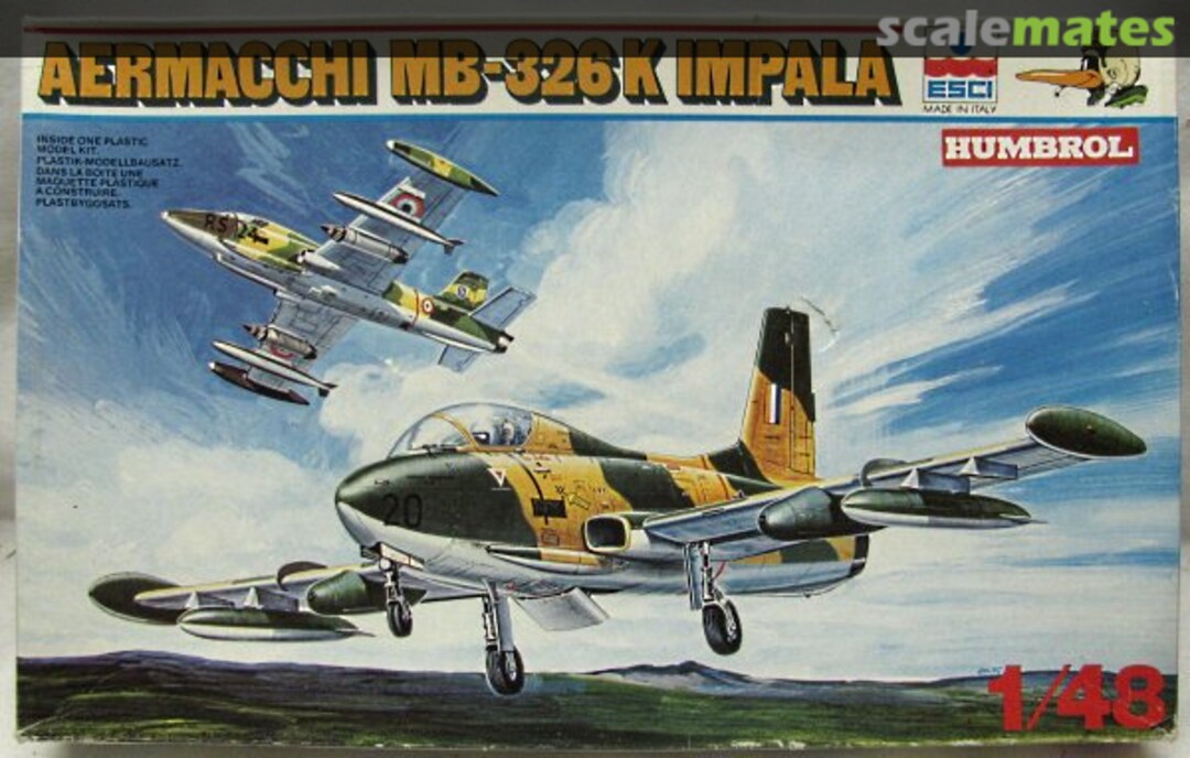 Boxart Aermacchi MB-326K IMPALA 4060 ESCI