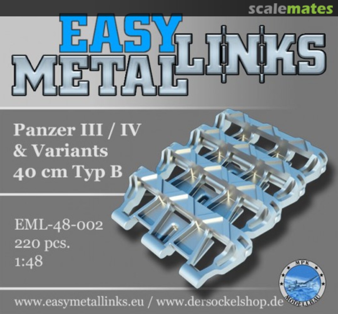 Boxart 40cm Typ B (Metal Track) EML48-002 Easy Metal Links