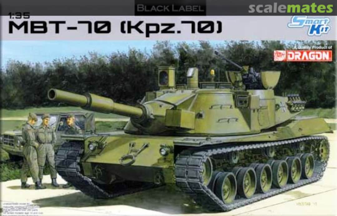 Boxart MBT-70 (Kpz. 70) 3550 Dragon