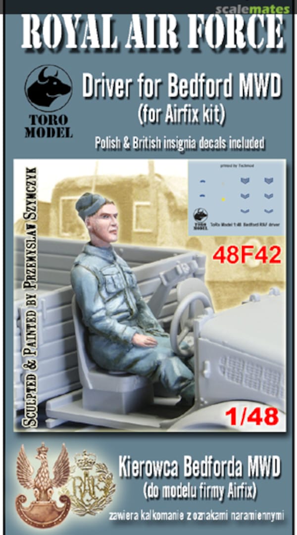 Boxart Royal Air Force : Driver for Bedford MWD 48F42 ToRo Model