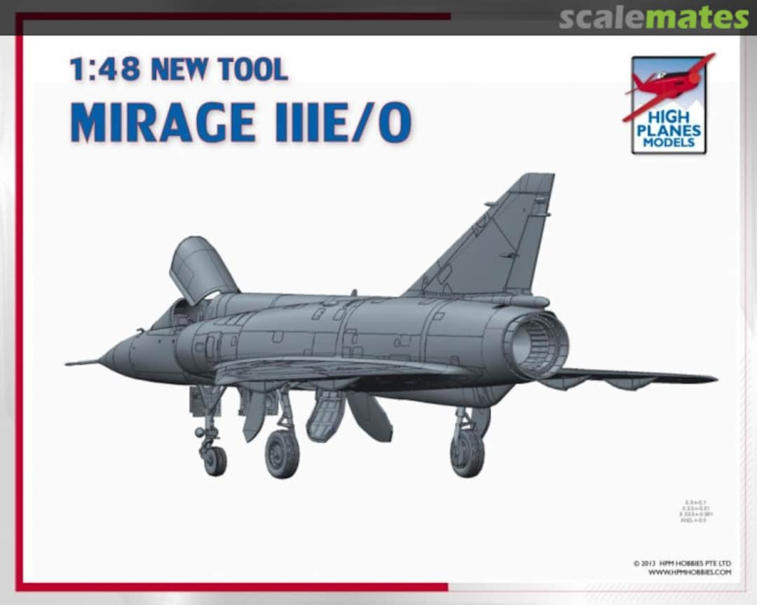 Boxart Mirage IIIE/0  High Planes Models