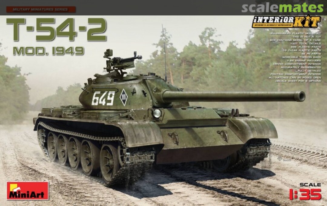 Boxart T-54-2 Mod. 1949 37004 MiniArt