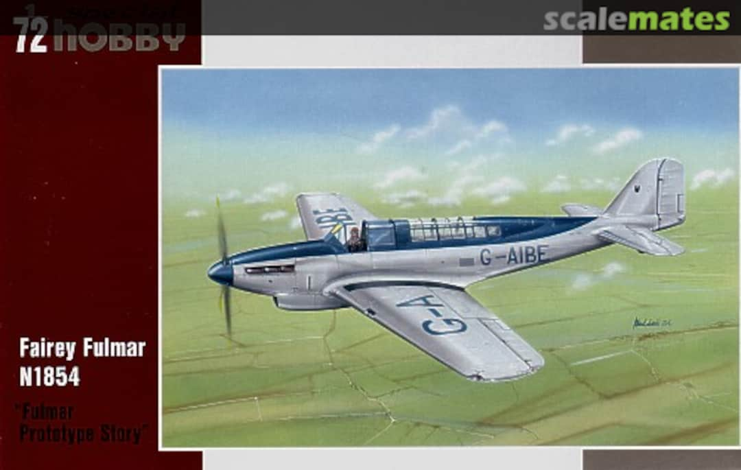 Boxart Fairey Fulmar N1854 Fulmar Prototype Story SH72196 Special Hobby