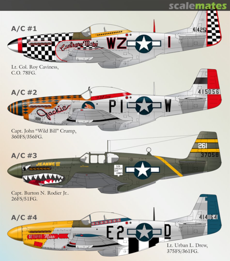 Boxart North American P-51 Mustang Pt. 4 72-038 Lifelike Decals