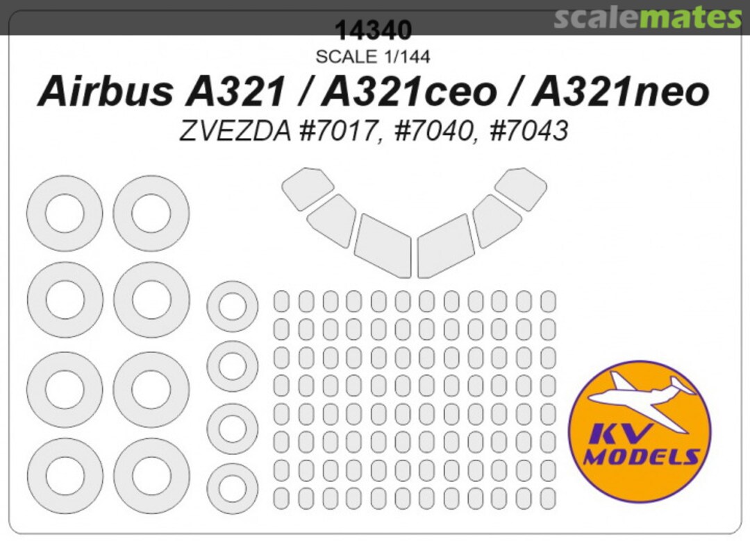 Boxart Airbus A321 / A321ceo / A321neo 14340 KV Models