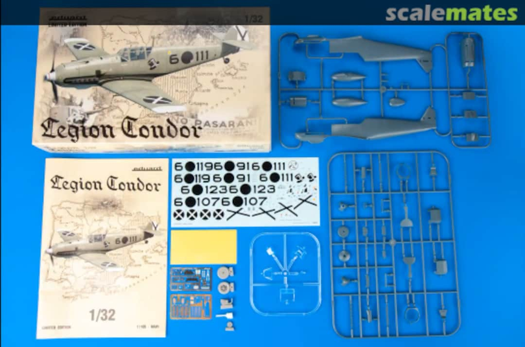 Contents Legion Condor (Bf 109E-1/E-3) 11105 Eduard