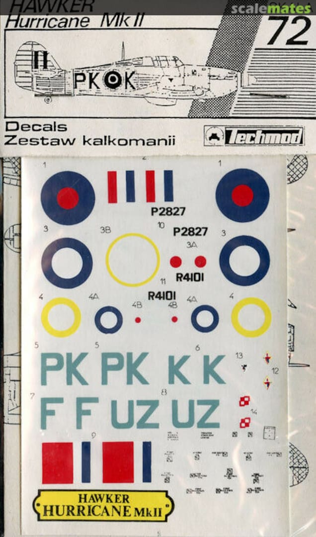 Boxart Hawker Hurricane Mk II 7217 Techmod