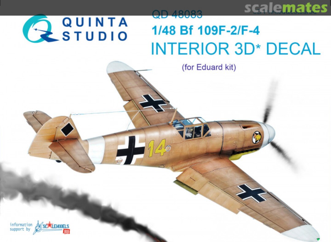 Boxart Bf 109F-2/F-4 QD48083 Quinta Studio