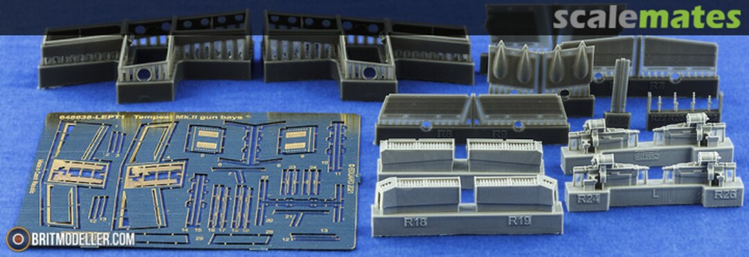 Boxart Tempest Mk.II gun bays EDUARD/SPECIAL HOBBY 648638 Eduard