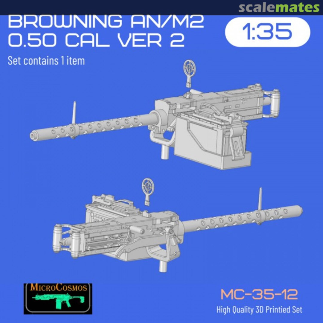 Boxart Browning AN/M2 CAL 0.50 VER 2 MC-35-12 3D MicroCosmos