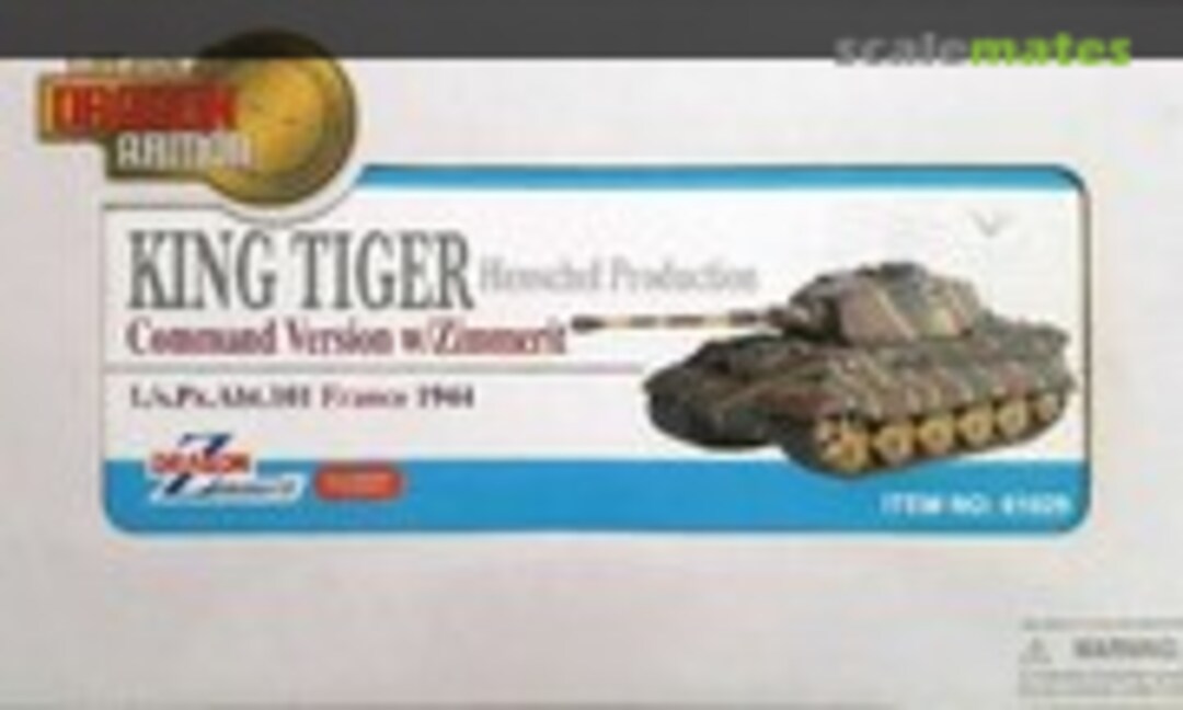 1:35 Kingtiger Henschel Production Command Version w/Zimmerit (Dragon Armor 61029)