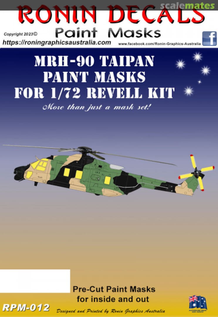 Boxart MRH-90 Taipan Paint Mask RPM-012 Ronin Decals