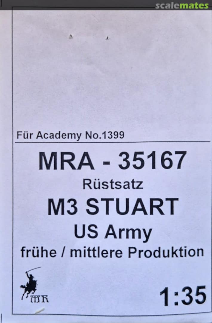 Boxart M3 Stuart US Army - Intial Production MRA-35167 MR Modellbau