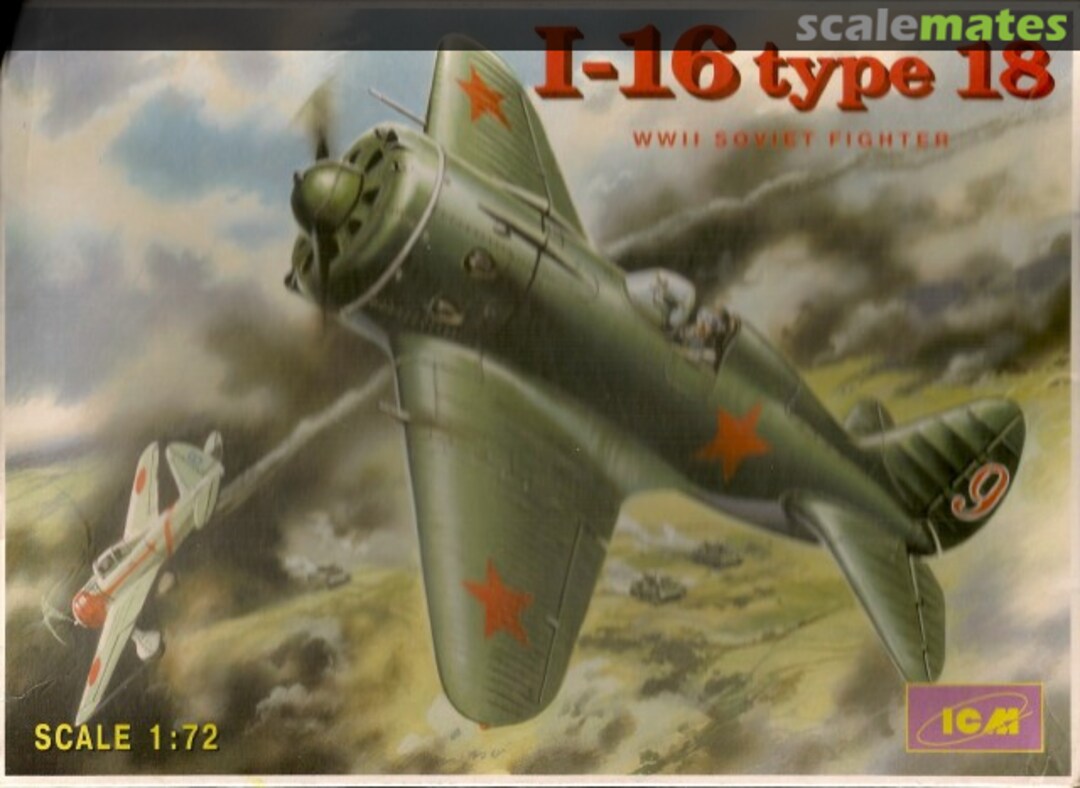 Boxart I-16 Type 18 72072 ICM