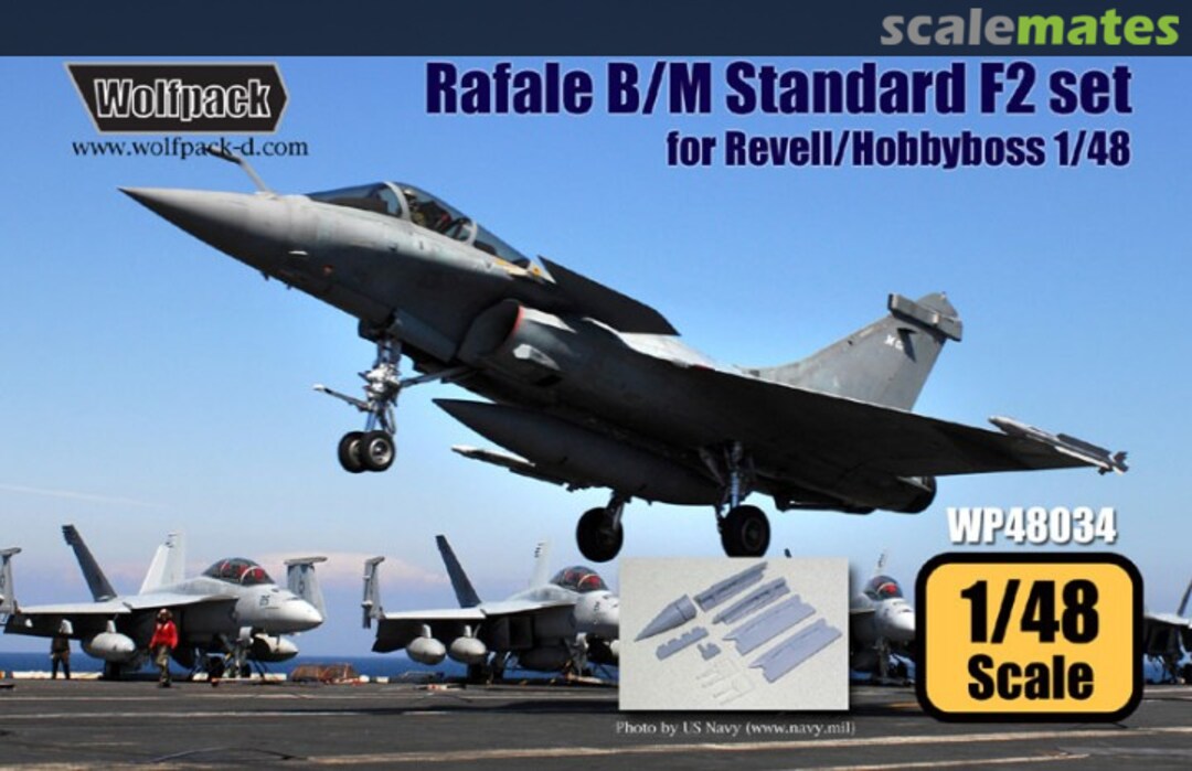 Boxart Dassault Rafale B/M Standard F2 - Update Set WP48034 Wolfpack