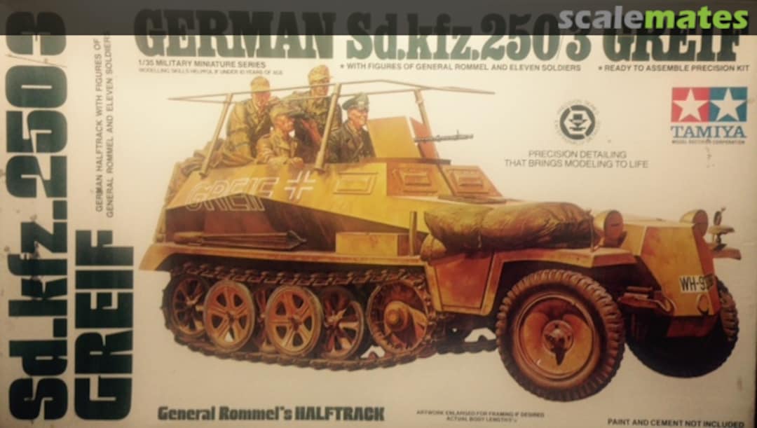 Boxart Sd.Kfz. 250/3 Ausf. A "Greif" MM-213A Tamiya/MRC