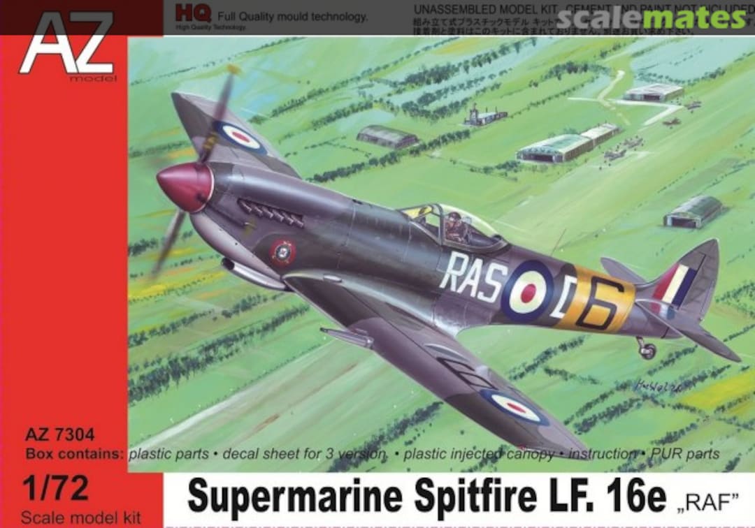 Boxart Supermarine Spitfire LF. 16e "RAF" AZ7304 AZmodel