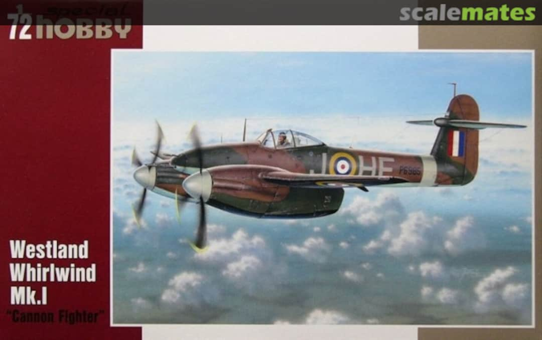 Boxart Westland Whirlwind Mk.I "Cannon Fighter" SH72197 Special Hobby