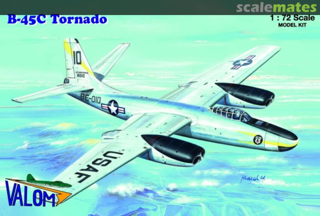 Boxart B-45C Tornado 72121 Valom