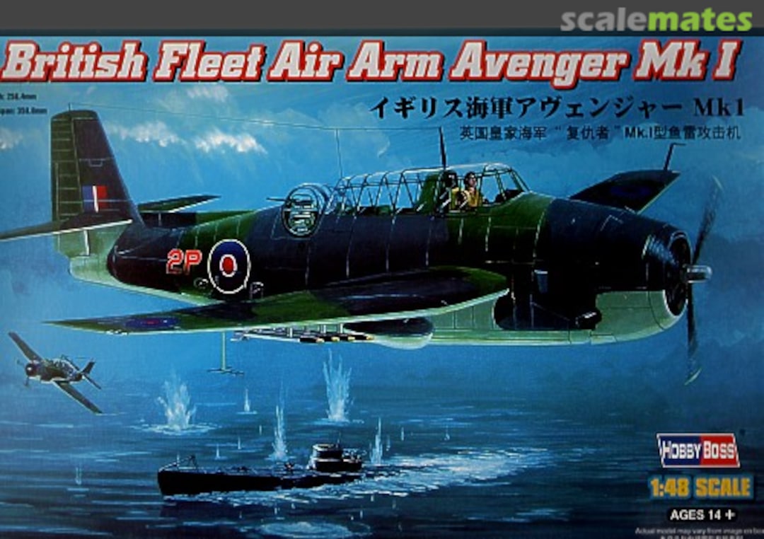 Boxart British Fleet Air Arm Avenger Mk I 80331 HobbyBoss