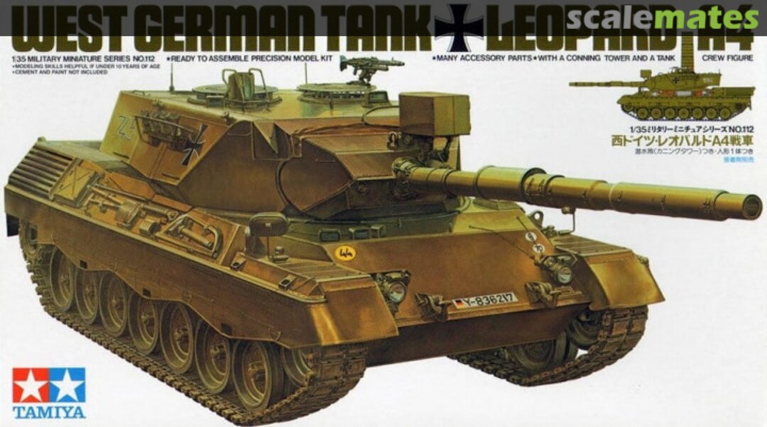 Boxart Leopard A4 35112 Tamiya