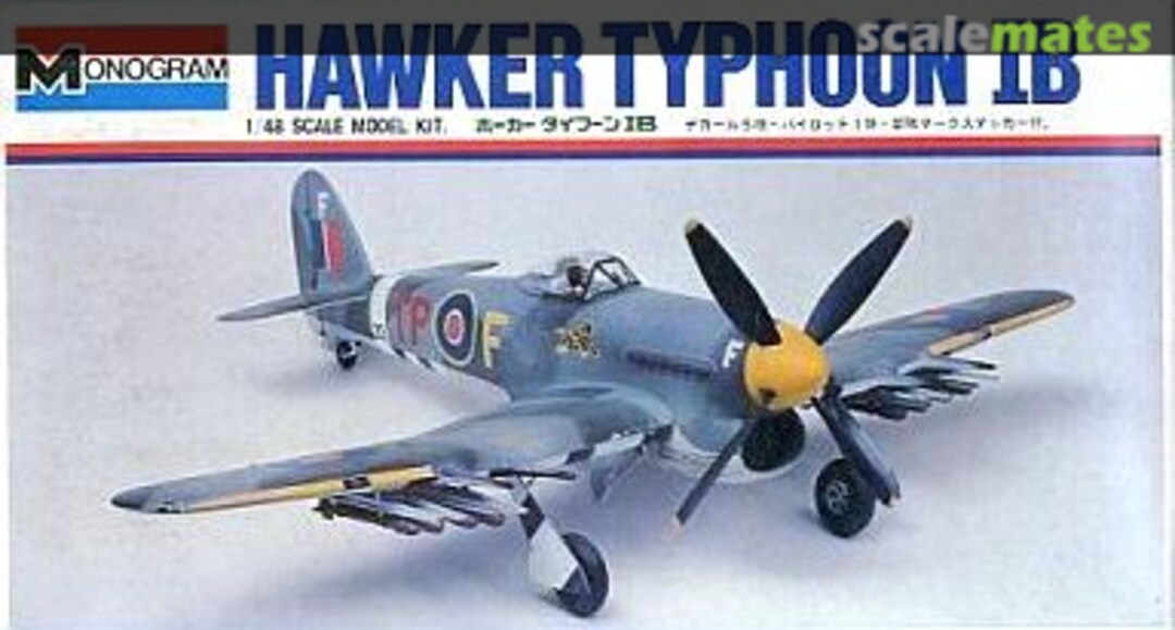 Boxart Hawker Typhoon IB 8930 Bandai/Monogram